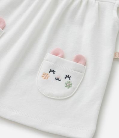 Conjunto Infantil con Bolsillos y Estampa Floral - Talle 0 a 18 meses 6