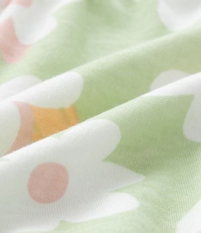 Conjunto Infantil con Bolsillos y Estampa Floral - Talle 0 a 18 meses 3