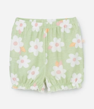 Conjunto Infantil con Bolsillos y Estampa Floral - Talle 0 a 18 meses 8