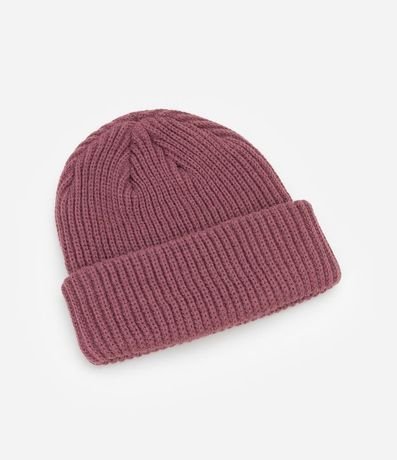 Gorro Básico Acanalado Plegado