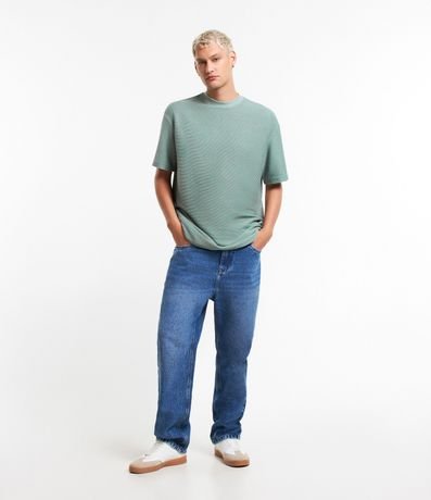 Pantalón Baggy en Jeans Destroyed y Bolsillos 1