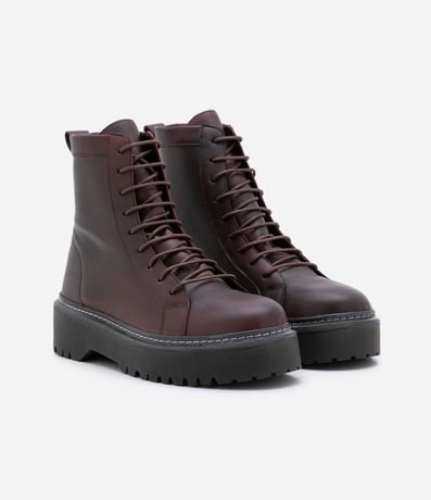 Bota Coturno en PU con Lazo 5