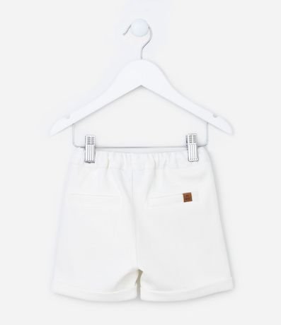 Bermuda Infantil en Piquet con Bajo Plegado - Talle 1 a 5 años 2