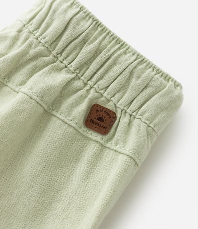Bermuda Infantil en Lino con Bolsillo - Talle 1 a 5 años 6