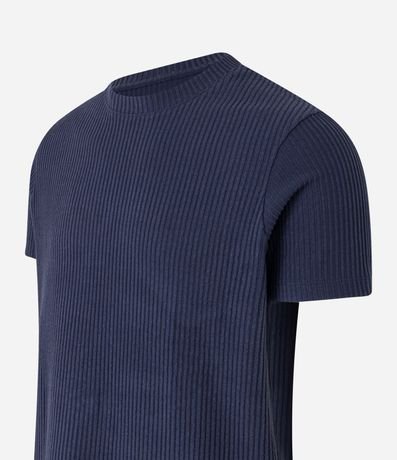 Remera en Rib con Textura Atercipelada 6