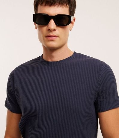 Remera en Rib con Textura Atercipelada 4