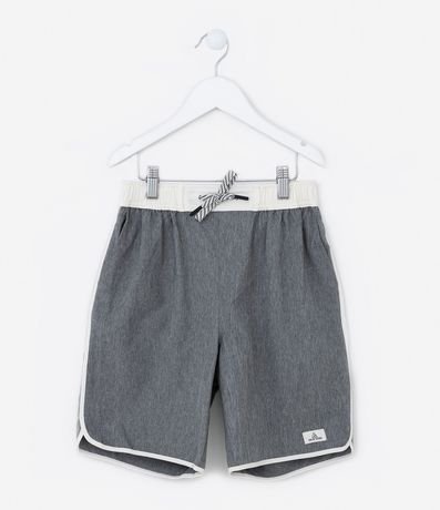Bermuda de Baño Infantil con Contraste - Talle 05 a 14 años