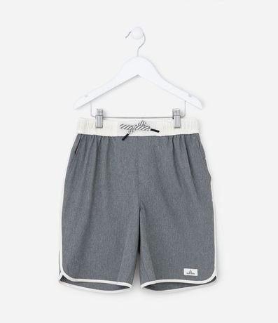 Bermuda de Baño Infantil con Contraste - Talle 05 a 14 años 1