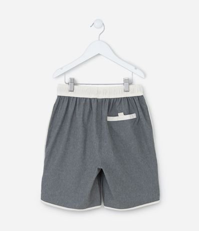 Bermuda de Baño Infantil con Contraste - Talle 05 a 14 años 3