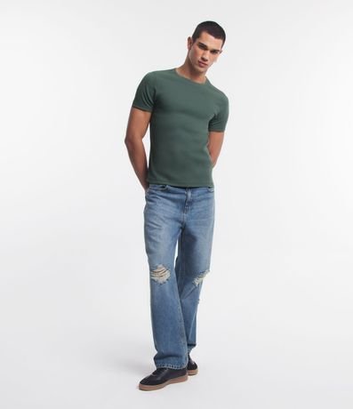 Remera Muscle en Media Malla con Manga Corta 3