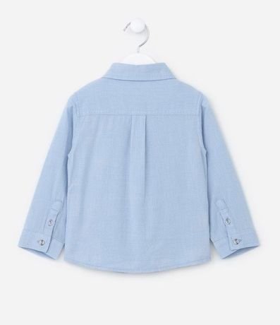 Camisa Infantil Texturizada con Bolsillo Pequeño - Talle 1 a 5 años 2