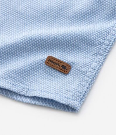Camisa Infantil Texturizada con Bolsillo Pequeño - Talle 1 a 5 años 4