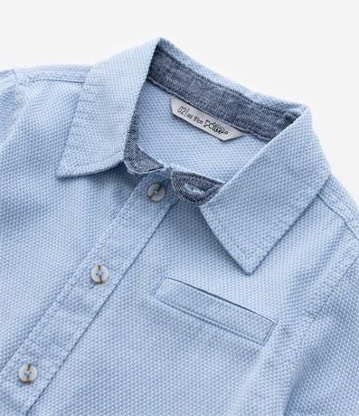 Camisa Infantil Texturizada con Bolsillo Pequeño - Talle 1 a 5 años 6