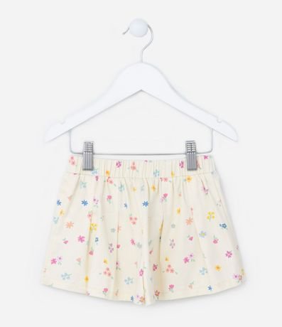 Short Pollera Infantil en Crepé Plegado - Talle 1 a 5 años 2