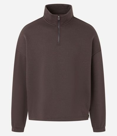 Buzo Ballon en Algodón con Forro Fleece y Cremallera en el Cuello 7