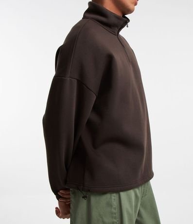 Buzo Ballon en Algodón con Forro Fleece y Cremallera en el Cuello 5