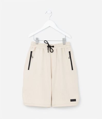 Bermuda Infantil en Algodón con Bolsillo con Cierre - Talle 5 a 14 años 2