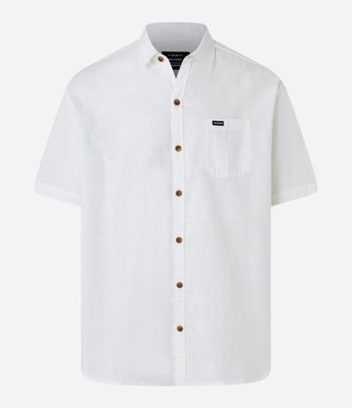 Camisa Relaxed en Cáñamo con Bolsillo 9