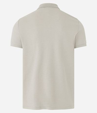 Polo Slim en Media Malla con Botones y Textura Acanalada 7