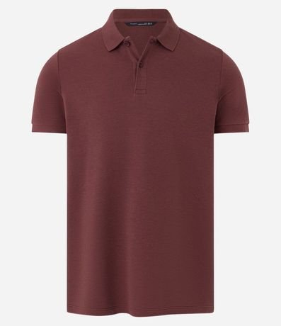 Polo Slim en Media Malla con Botones y Textura Acanalada 5