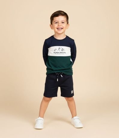 Bermuda de Baño Infantil sin Estampado - Talle 1 a 4 años