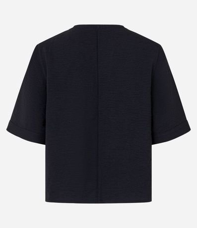 Blusa con Efecto Airflow con Escote en V Despuntado 6