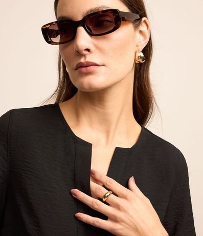 Blusa con Efecto Airflow con Escote en V Despuntado 3