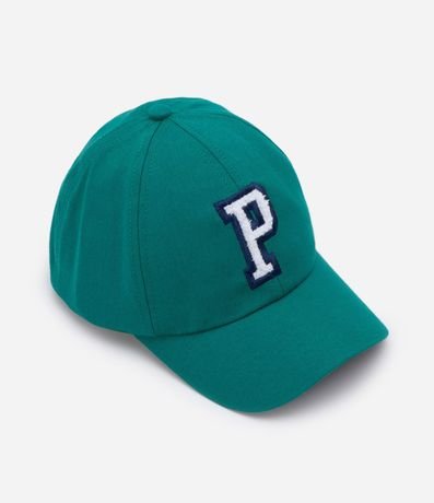 Gorra Visera Curva Infantil con Bordado de la Letra P 1