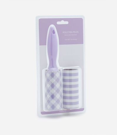 Rodillo Quita Pelusa con Estampa de Cuadros y Recarga 2