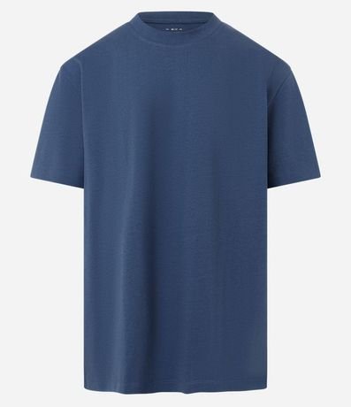 Remera Relaxed en Algodón con Efecto Grueso 5