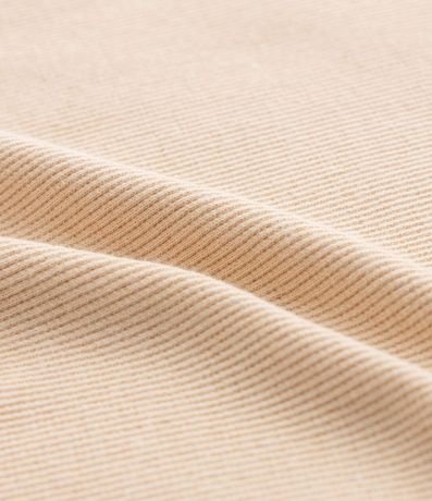 Musculosa Cropped Acanalada Infantil con Bies Contrastante - Talle 5 a 14 años 3