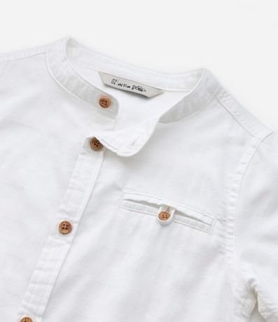 Camisa Infantil Texturizada con Pequeño Bolsillo - Talle 1 a 4 años 6