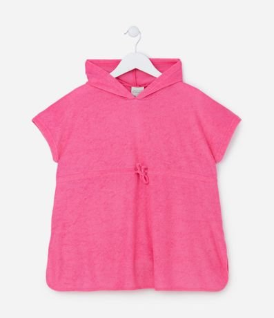 Salida de Playa Infantil Atoallada con Capucha y Lazo en la Cintura - Talle 3 a 16 años