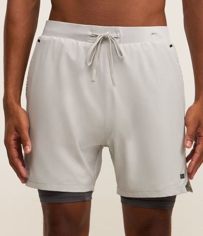 Bermuda Deportiva con Short de Compresión 2