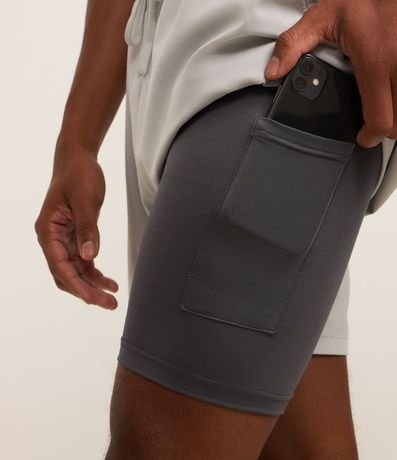 Bermuda Deportiva con Short de Compresión 3