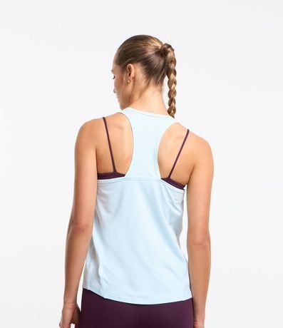 Musculosa Nadador Deportiva Alargada en Microfibra 3