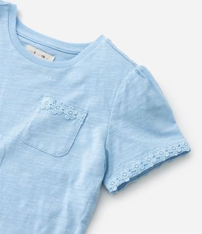 Blusa Infantil con Bolsillo y Bordado Broderie - Talle 1 a 5 años 4