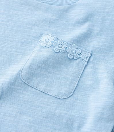 Blusa Infantil con Bolsillo y Bordado Broderie - Talle 1 a 5 años 6