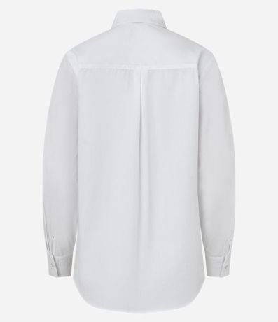 Camisa en Tricolina con Abotonado y Punho Largo 8