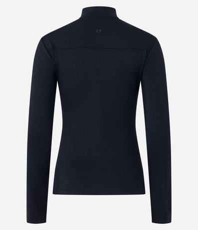 Campera Deportiva en Poliamida con Bolsillos y Cuello Alto 7