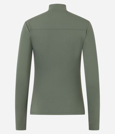 Campera Deportiva en Poliamida con Bolsillos y Cuello Alto 10