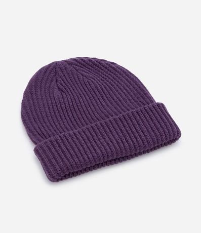 Gorro Básico Acanalado Plegado 2