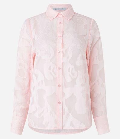 Camisa en Chiffon con Textura en Relieve 7