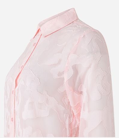 Camisa en Chiffon con Textura en Relieve 8