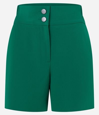 Short Sastre con Cintura Elástica y Abotonado Doble 7