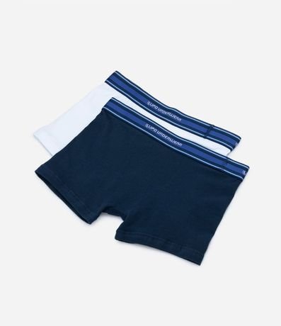 Kit 02 Calzoncillo Boxer Infantil en Algodón con Cintura Elástica Lupo - Talle P al GG 2