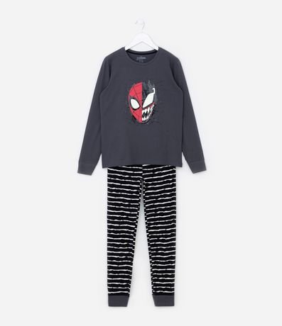Pyjamas Pijama De Venom Pijamas De Venom Conjunto De Pijama Largo