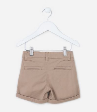 Bermuda Infantil con Bolsillo Cuchilla y Bajo Plegado - Talle 1 a 5 años 2