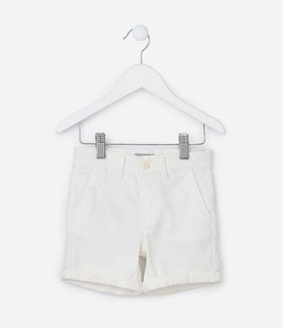 Bermuda Infantil con Bolsillo Cuchilla y Bajo Plegado - Talle 1 a 5 años 2
