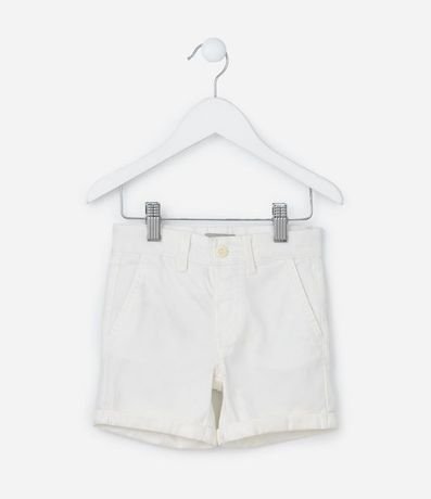 Bermuda Infantil con Bolsillo Cuchilla y Bajo Plegado - Talle 1 a 5 años